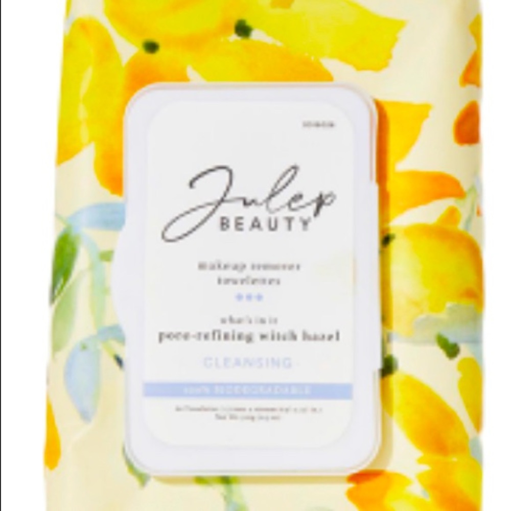 Julep Beauty makeup remover towelettes 100% biodegradable